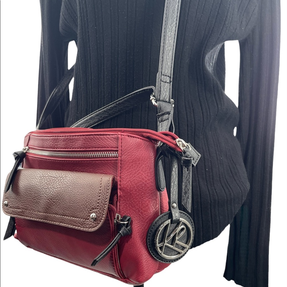 Kim Rogers KR Crossbody Bag Purse Red
